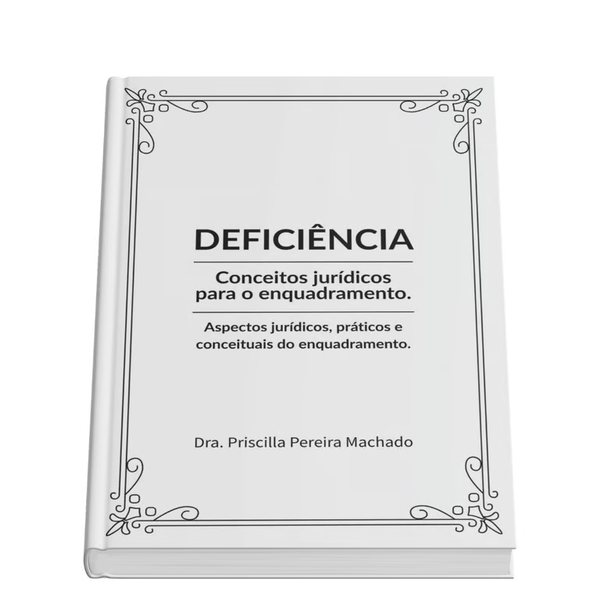 Capa do livro Deficiência: conceitos jurídicos para o enquadramento