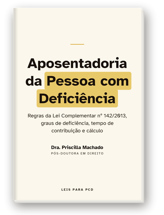 Capa do livro Aposentadoria da Pessoa com Deficiência