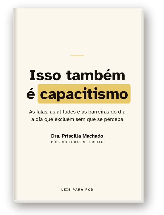 Capa do livro Isso também é capacitismo