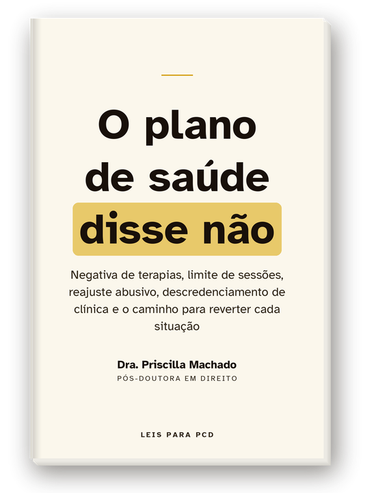 Capa do livro O plano de saúde disse não