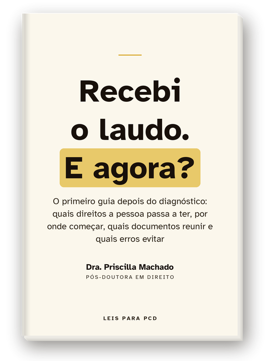 Capa do livro Recebi o laudo. E agora?
